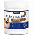 Wellix Flea & Tick Support Chews for Dogs - Essential Skin & Coat Care Supplement for Happy, Healthy Pets